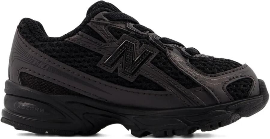 New Balance Kids 740 Bungee sneakers met veters Zwart