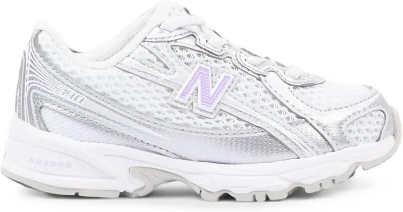 New Balance Kids 740 mesh sneakers met metallic-effect Wit - Foto 4