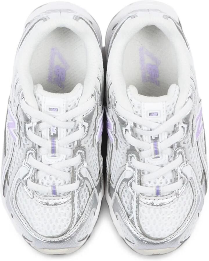 New Balance Kids 740 mesh sneakers met metallic-effect Wit - Foto 2