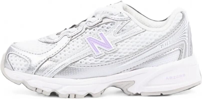 New Balance Kids 740 mesh sneakers met metallic-effect Wit - Foto 5