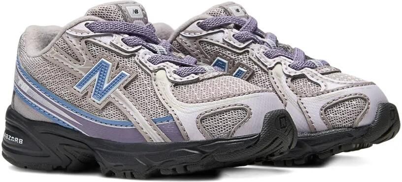 New Balance Kids 740 sneakers met bungee-veters en mesh Grijs