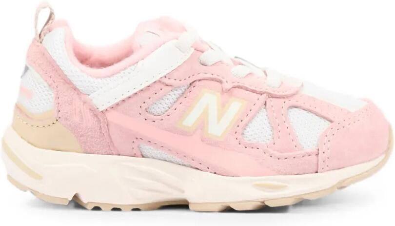 New Balance Kids 878 sneakers met vlakken Roze - Foto 4