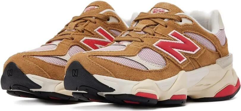 New Balance Kids 9060 "Great Plains True Red" sneakers Bruin - Foto 2