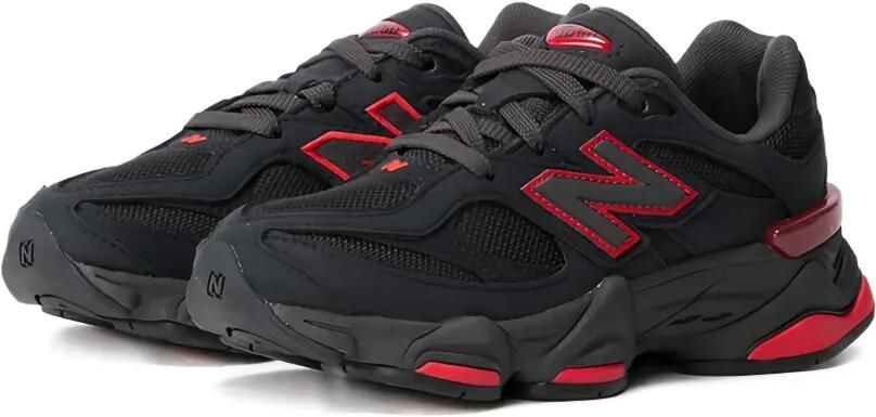 New Balance Kids 9060 GS sneakers met vlakken Zwart