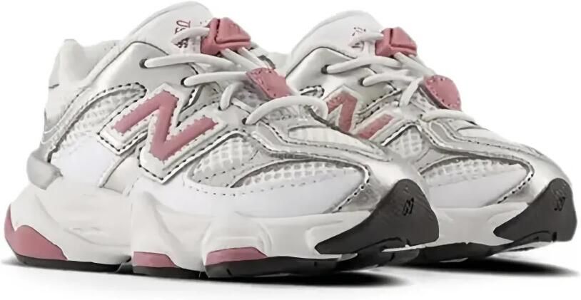 New Balance Kids 9060 sneakers met bungee-veters Wit