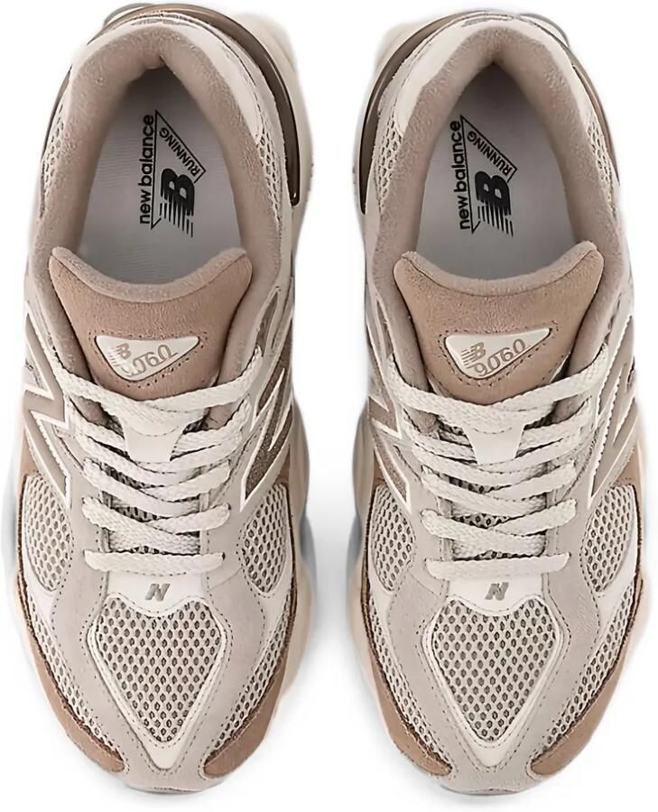 New Balance Kids 9060 sneakers met kant Bruin - Foto 2