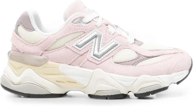 New Balance Kids 9060 sneakers met mesh vlak Roze