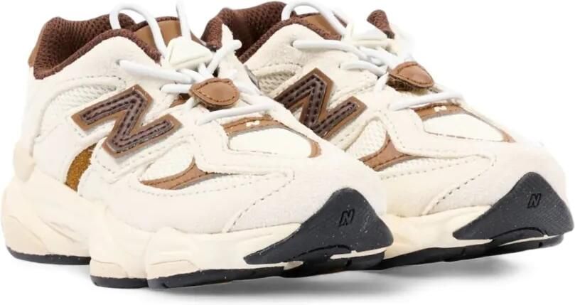 New Balance Kids 9060 sneakers met vlakken Wit