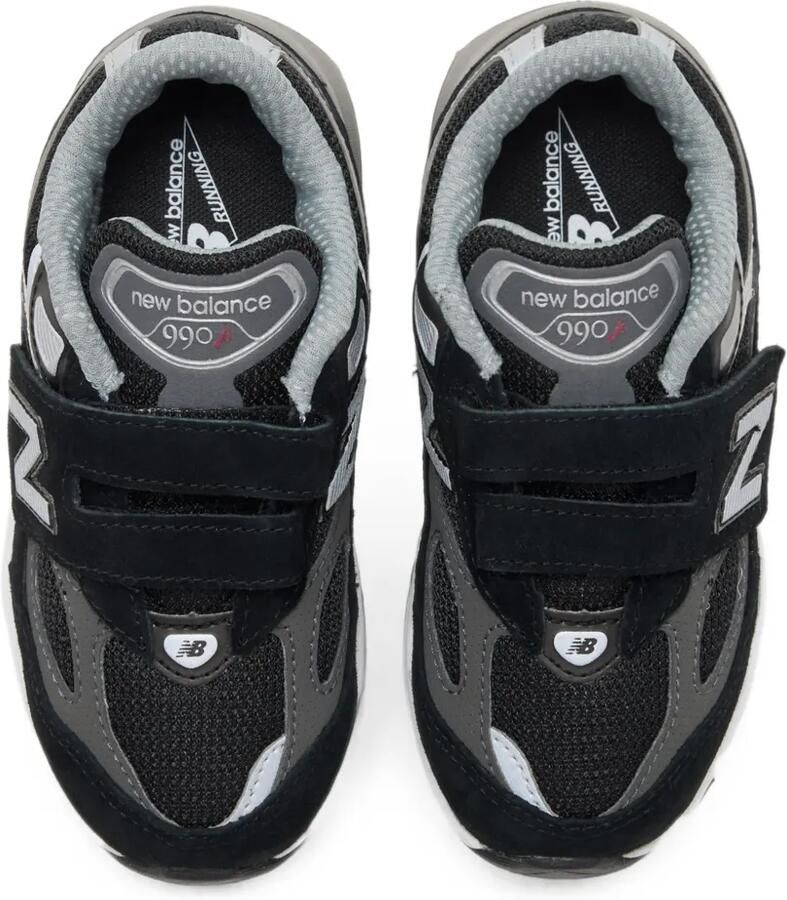 New Balance Kids 990 sneakers met klittenband Zwart - Foto 2