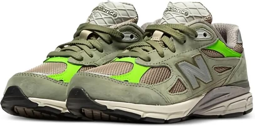 New Balance Kids 990v3 "Patta x New Balance PS" sneakers Groen