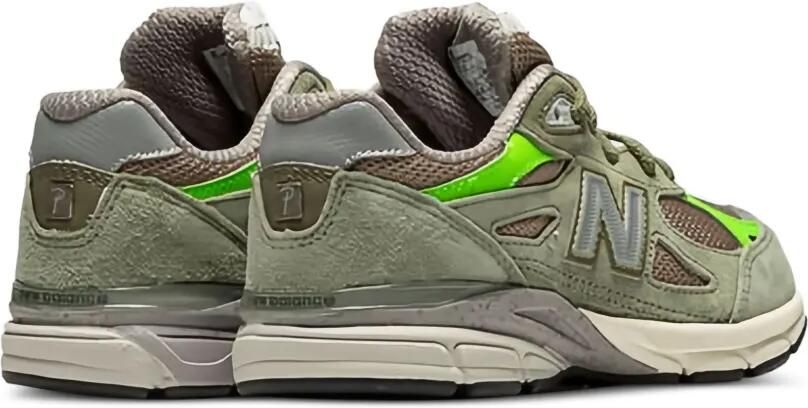 New Balance Kids 990v3 "Patta x New Balance PS" sneakers Groen - Foto 4