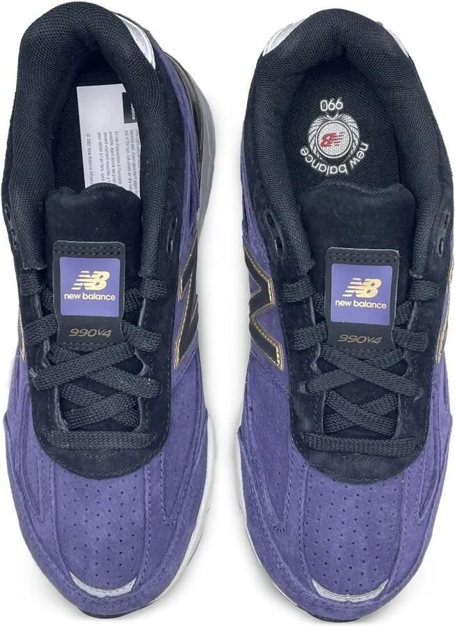 New Balance Kids 990v4 "Dark Purple" sneakers Paars - Foto 3