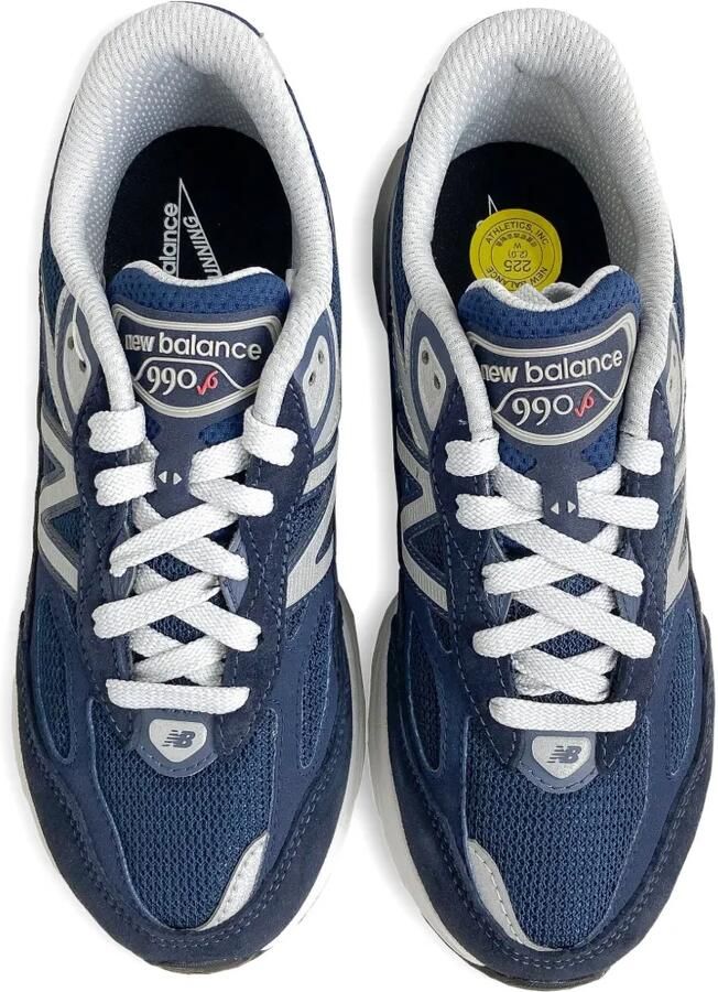 New Balance Kids 990v6 sneakers Blauw - Foto 2