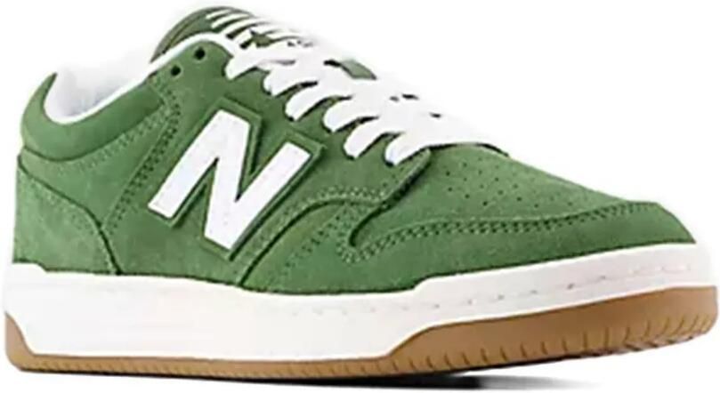 New Balance Kids B480 LACE suède leren sneakers Groen