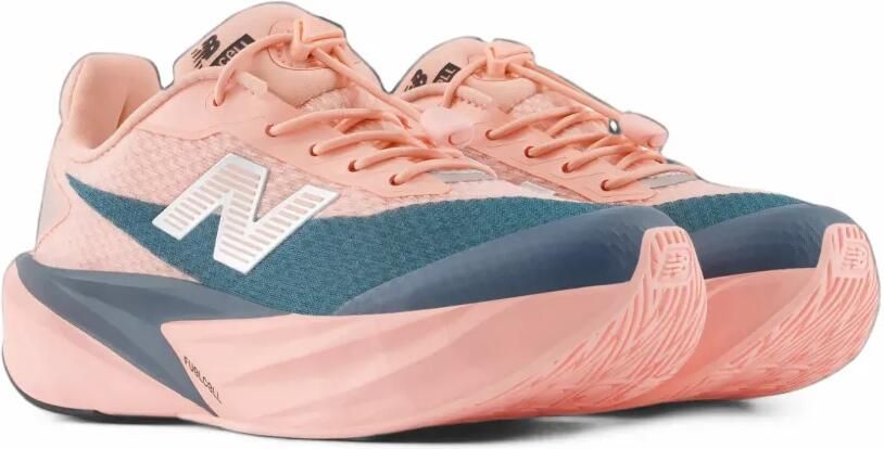 New Balance Kids FuelCell Rebel sneakers met bungee-kant Roze - Foto 5