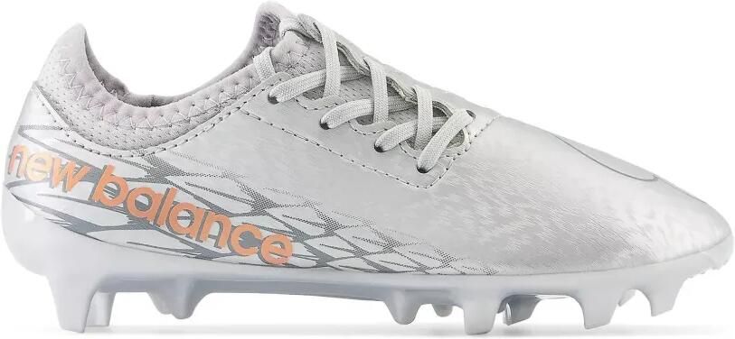 New Balance Kids Furon V7 Dispatch FG voetbalschoenen Zilver