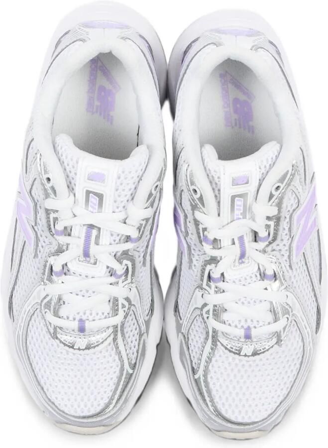 New Balance Kids 740 Bungee Lace sneakers met mesh vlakken Wit - Foto 2