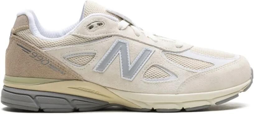 New Balance Kids x Teddy Santis Made in USA 990v4 "Limestone" sneakers Beige - Foto 3