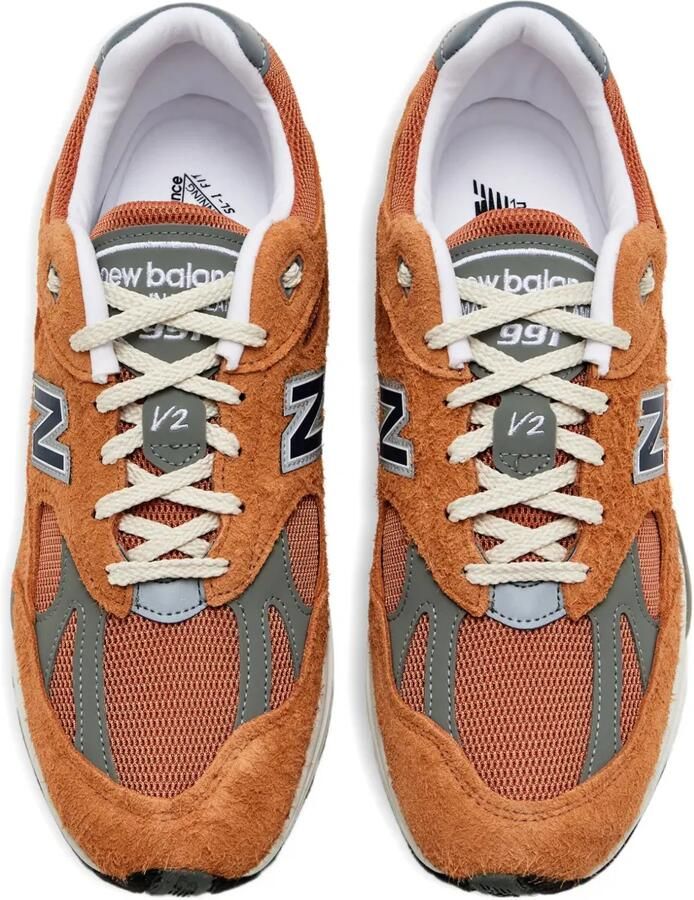 New Balance Made in UK U991V2 suède sneakers Bruin - Foto 2