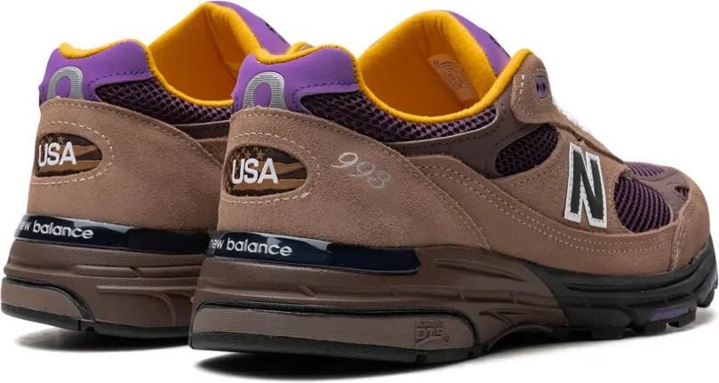 New Balance Made in USA 993 "Mushroom Midnight Violet" sneakers Bruin - Foto 3