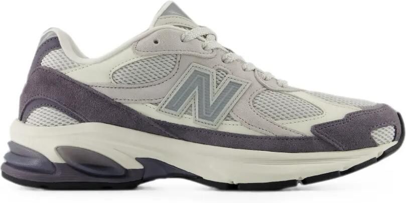 New Balance ABZORB 2010 panelled suede-trim sneakers Beige