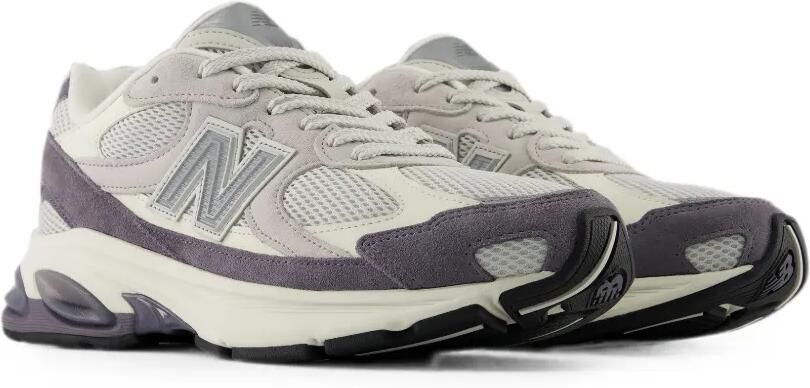 New Balance ABZORB 2010 panelled suede-trim sneakers Beige - Foto 4
