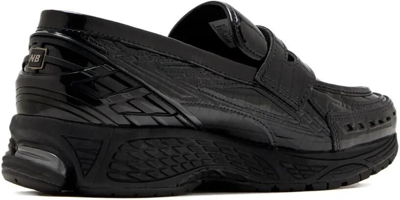New Balance Slip-on sneakers met krokodillen effect BLACK BLACK - Foto 4