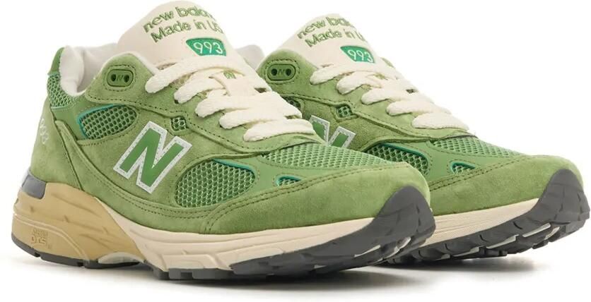 New Balance Sneakers met logopatch en vlakken Groen - Foto 3
