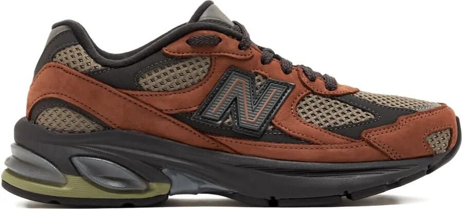 New Balance 9060 chunky sneakers met mesh vlakken Grijs
