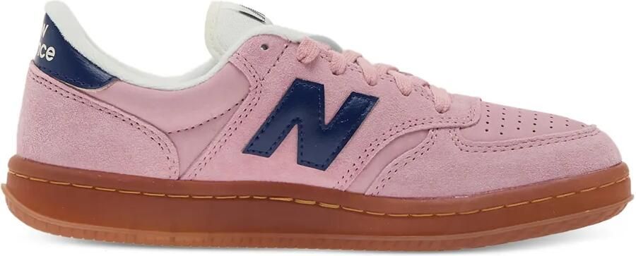 New Balance T500 suède sneakers Roze