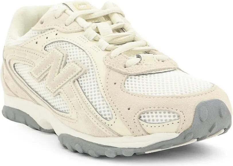 New Balance U204L suède sneakers met mesh Beige - Foto 2