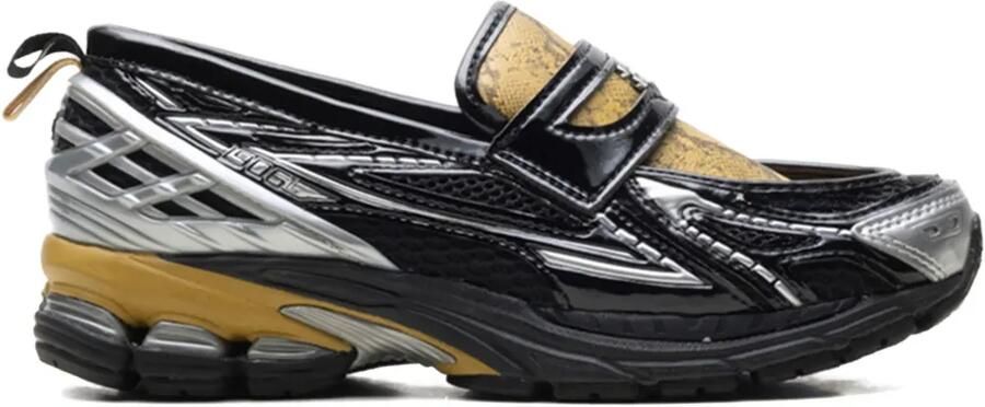 New Balance x Ganni 1906L sneakers met slangenprint Zwart