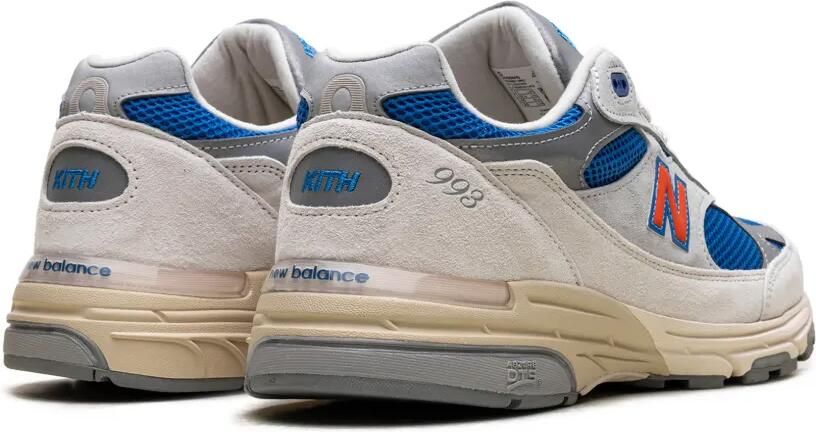New Balance x Kith 993 "Knicks Pack "Home sneakers Grijs - Foto 4
