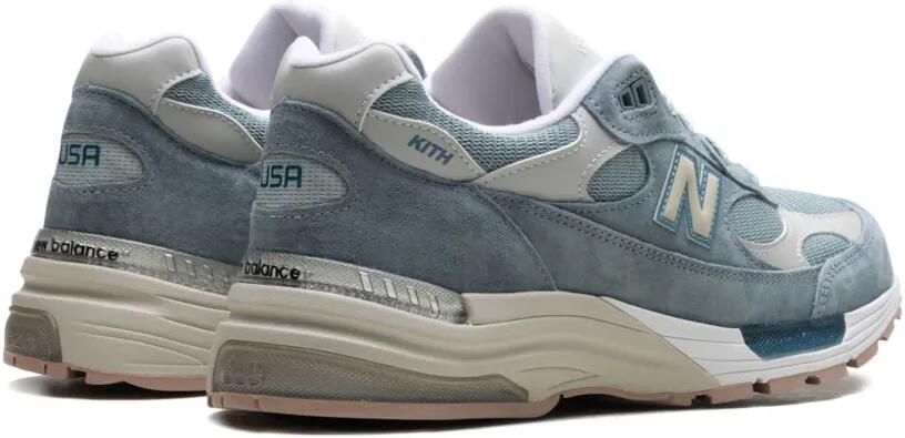 New Balance x Kith Osaka 992 Made in USA "Aegean Blue Shadow Grey" sneakers Blauw - Foto 3