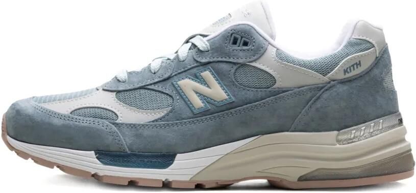 New Balance x Kith Osaka 992 Made in USA "Aegean Blue Shadow Grey" sneakers Blauw - Foto 4