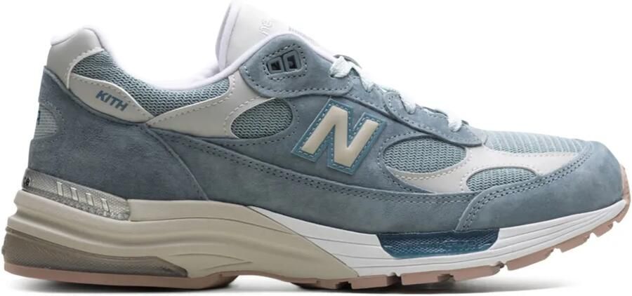 New Balance x Kith Osaka 992 Made in USA "Aegean Blue Shadow Grey" sneakers Blauw - Foto 2