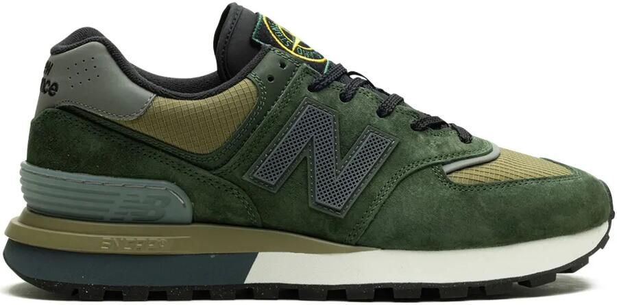 New Balance x Stone Island 574 Legacy "Dark Green" sneakers Groen