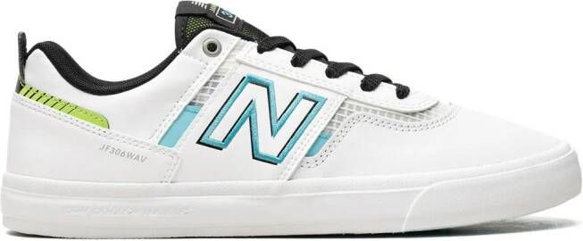 New Balance "Numeric 306 White Aqua Sky sneakers" Wit