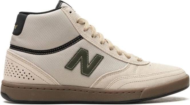 New Balance "Numeric 440 High White Green sneakers" Beige