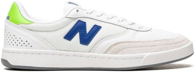 New Balance "Numeric 440 White Royal Lime sneakers" Wit