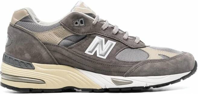 New Balance Sneakers met logopatch Grijs