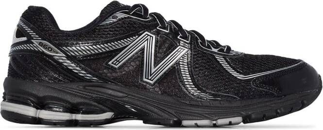 New Balance Sneakers met mesh vlakken Zwart