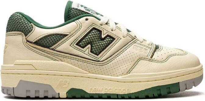 New Balance x Aimé Leon Dore 550 "Yellow Green" sneakers Beige