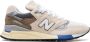 New Balance MADE in USA 990v4 "Black Silver" sneakers met vlakken Zwart - Thumbnail 1