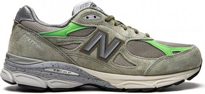 New Balance x Patta 990v3 low-top sneakers Groen