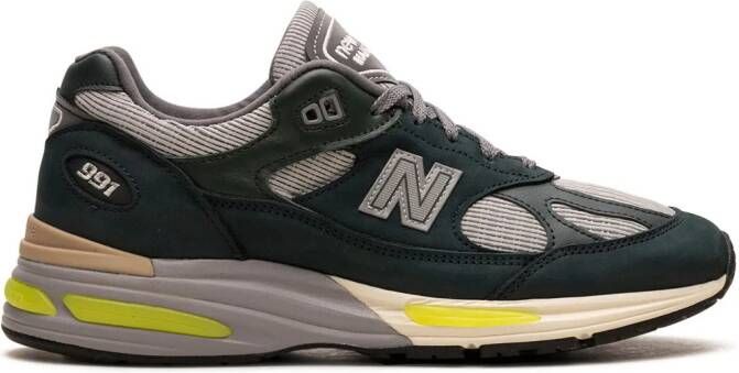 New Balance x Patta 991 MiUK "Sea Moss" sneakers Groen