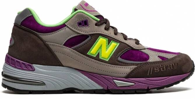 New Balance x Stray Rats 991 low-top sneakers Grijs