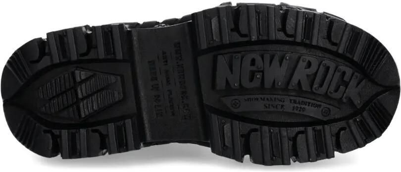 NEW ROCK 100 mm veterlaarzen Zwart - Foto 5