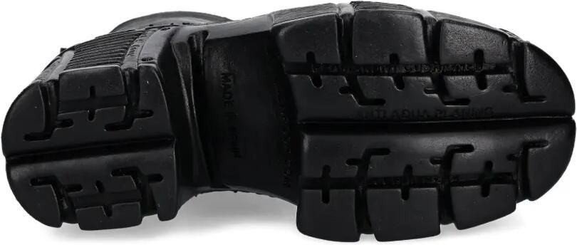 NEW ROCK 120 mm veterlaarzen met plateauzool Zwart - Foto 5