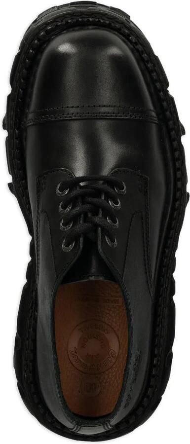NEW ROCK 60 mm veterschoenen met plateauzool Zwart - Foto 4